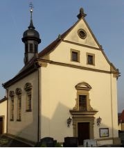 Außenansicht der Filialkirche St. Michael, Heßlar
