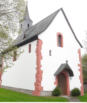 Außenansicht der Filialkirche St. Ottilia, Schönarts