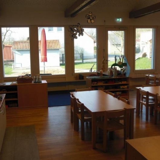 Essbereich der Kindertagesstätte St. Michael Schwebenried