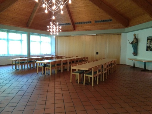 Innenansicht des Pfarrheims St. Georg Zellingen